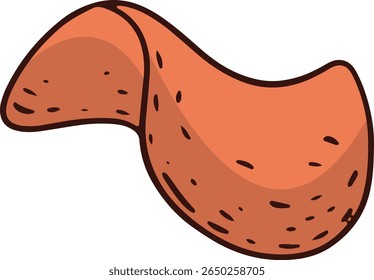 Junk Food with Doodle Design. Vector Illustration