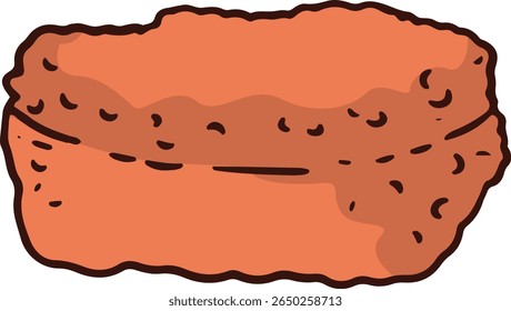 Junk Food with Doodle Design. Vector Illustration