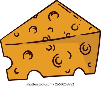 Junk Food with Doodle Design. Vector Illustration