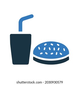 Junk, icono de comida. Diseño vectorial simple.