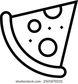 junk food icon. Thin linear style design isolated on white background