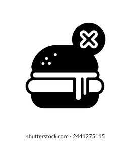 Icono de comida chatarra en vector. Logotipo
