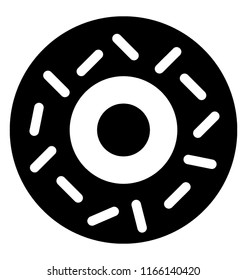 
A junk food item donut
