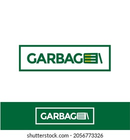 JUNK LOGO DESIGN. GARBAGE LOGO VECTOR FOR VISUAL IDENTITY