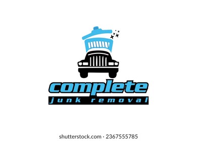 junk removal logo design  for a dust cleaning company