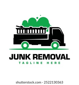 Junk removal logo design template. Suitable for Recycling or trash removal business.