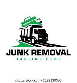 Modelo de design de logotipo de remoção de lixo eletrônico. Adequado para Reciclagem ou remoção de lixo.