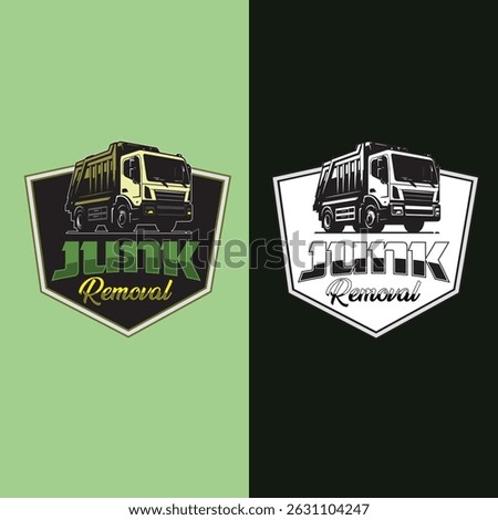 A Junk Removal Logo Illustration