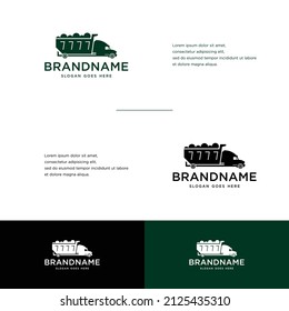 JUNK TRUCK CLEANING SERVICE LOGO MODERN TEMPLATE DESIGN