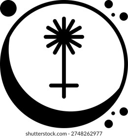 Juno Astrological Element Design Symbol