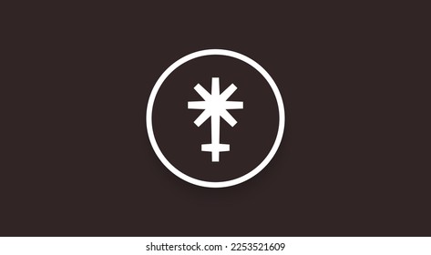 JUNO Coin cryptocurrency logo on isolated background with copy space. 3d vector illustration of JUNO token icon banner design concept.