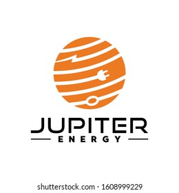 Jupiter energy logo. Jupiter logo