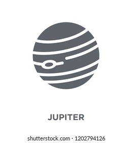 Jupiter icon. Jupiter design concept from Astronomy collection. Simple element vector illustration on white background.