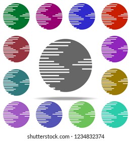Jupiter icon. Elements of Space in multi color style icons. Simple icon for websites, web design, mobile app, info graphics