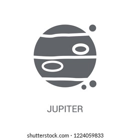 Jupiter Linear Icon Modern Outline Jupiter Stock Vector (Royalty Free ...