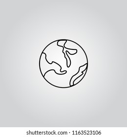 Jupiter icon vector