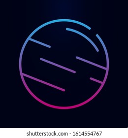 Jupiter line nolan icon. Simple thin line, outline vector of web icons for ui and ux, website or mobile application