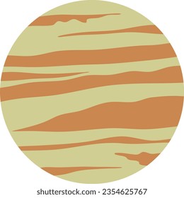 Jupiter Planet Astrology Vector Illustration