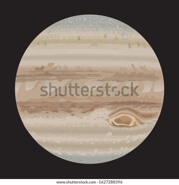 Jupiter planet icon. Jupiter design concept\
from Astronomy\
collection.