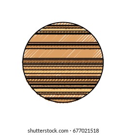Jupiter planet isolated