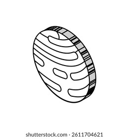 jupiter planet isometric icon vector. jupiter planet sign. isolated symbol illustration