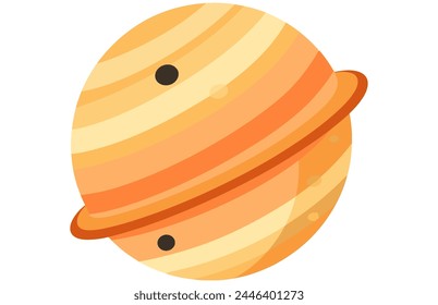 Jupiter planet space illustration, Jupiter planet vector