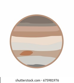 Jupiter vector icon