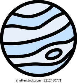 jupiter   Vector illustration on a transparent background.Premium quality symmbols.Stroke vector icons for concept and graphic design.