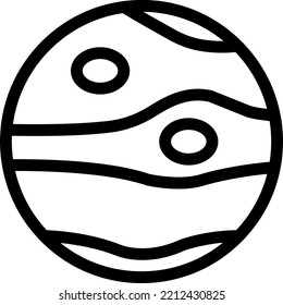 jupiter  Vector illustration on a transparent background.Premium quality symmbols.Stroke vector icons for concept and graphic design.