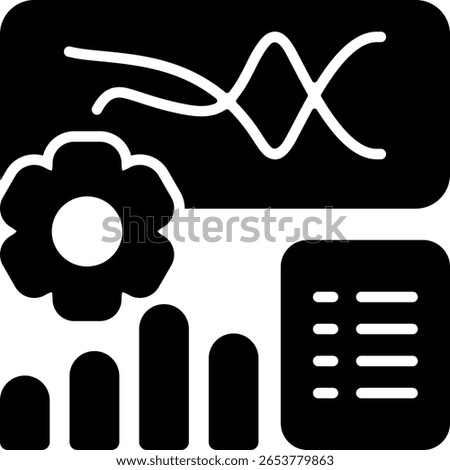 Jupyter Notebook Semi Solid minimalist Icon