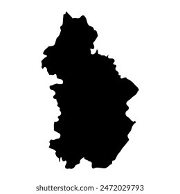 Jura department map, administrative division of France. Vector illustration.