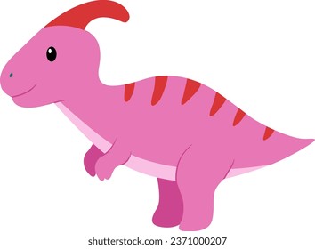 Jurassic era dino collection for children, with flat design or flat illustration style