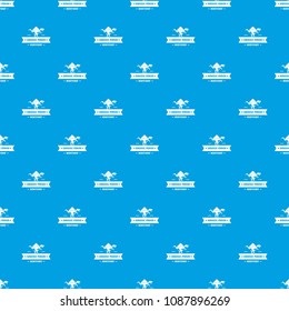 Jurassic history pattern vector seamless blue repeat for any use