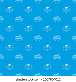 Jurassic lizard pattern vector seamless blue repeat for any use