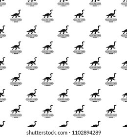 Jurassic museum pattern vector seamless repeat for any web design