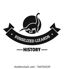 Jurassic nature logo. Simple illustration of jurassic nature vector logo for web