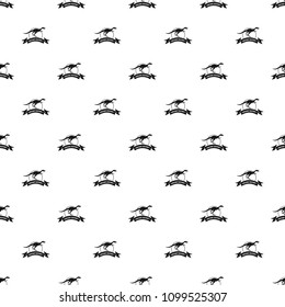 Jurassic raptor pattern vector seamless repeat for any web design