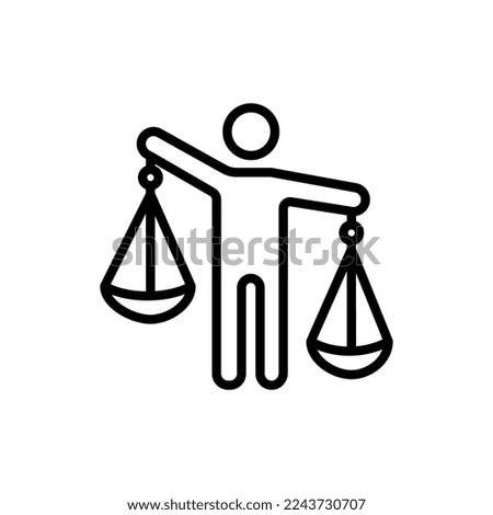 Jurisprudence icon in vector. Logotype