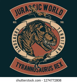 Jurrasic World Tshirt Design
