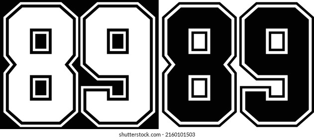 Jurset Number 89 for Tshirt Design