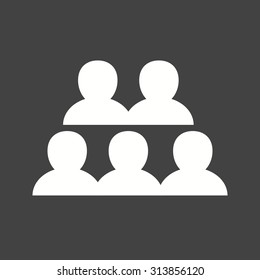 Jury, courtroom, lawyer icon vector image.Can also be used for law and order. Suitable for mobile apps, web apps and print media.