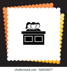 Jury  icon. Vector design.