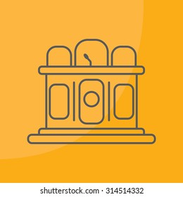 Jury line icon
