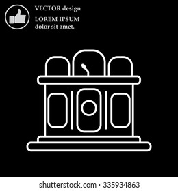 Jury line icon