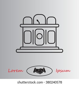 Jury line icon