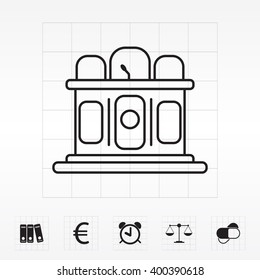 Jury line icon