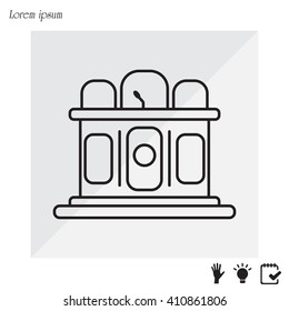Jury line icon