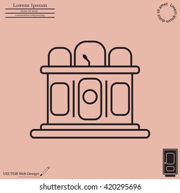 Jury line icon