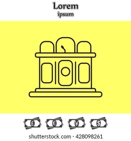 Jury line icon