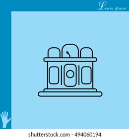 Jury line icon